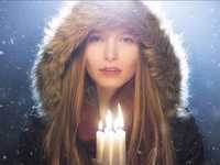 拍摄冷暖调交融的烛光人像