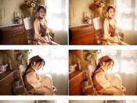 朦胧感复古色调后期